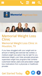 Mobile Screenshot of memorialweightlossclinic.com